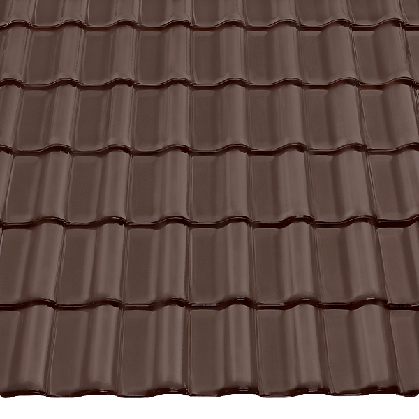 Керамическая черепица Braas Hainstädter Rubin 11V, Dunkelbraun