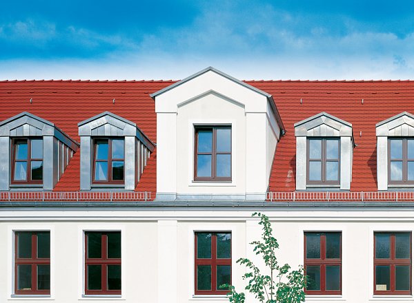 Керамическая черепица Creaton Biber Ambiente Segmentschnitt, Медный