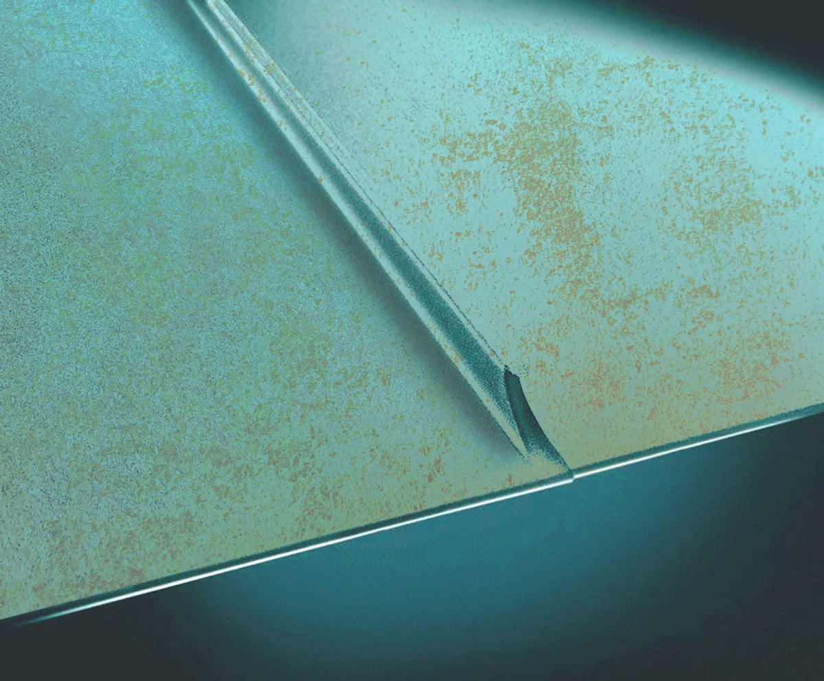 Лента алюминиевая ALUMAX Антик 0,7х650мм 