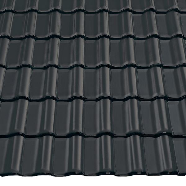 Керамическая черепица Braas Hainstädter Rubin 11V, Graphitgrau