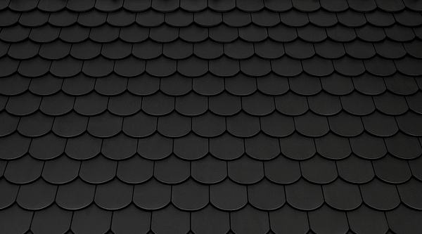 Керамическая черепица Tondach Biber, Черный антрацит