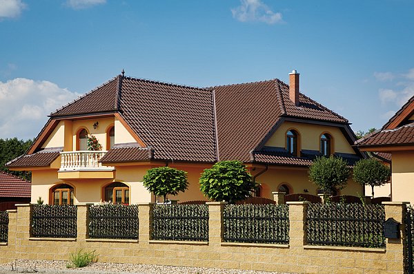 Керамическая черепица Tondach Samba 11, Темно-коричневый