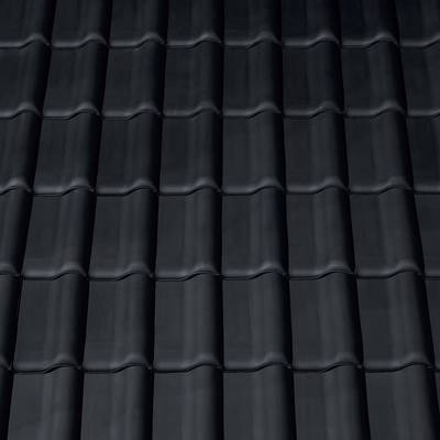 Керамическая черепица Creaton MZ3 NEU, Черный матовый